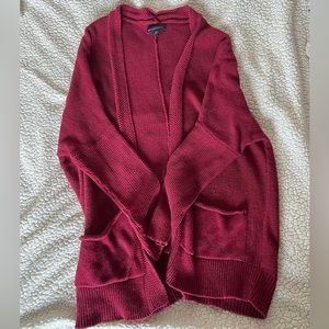 American eagle maroon cardigan